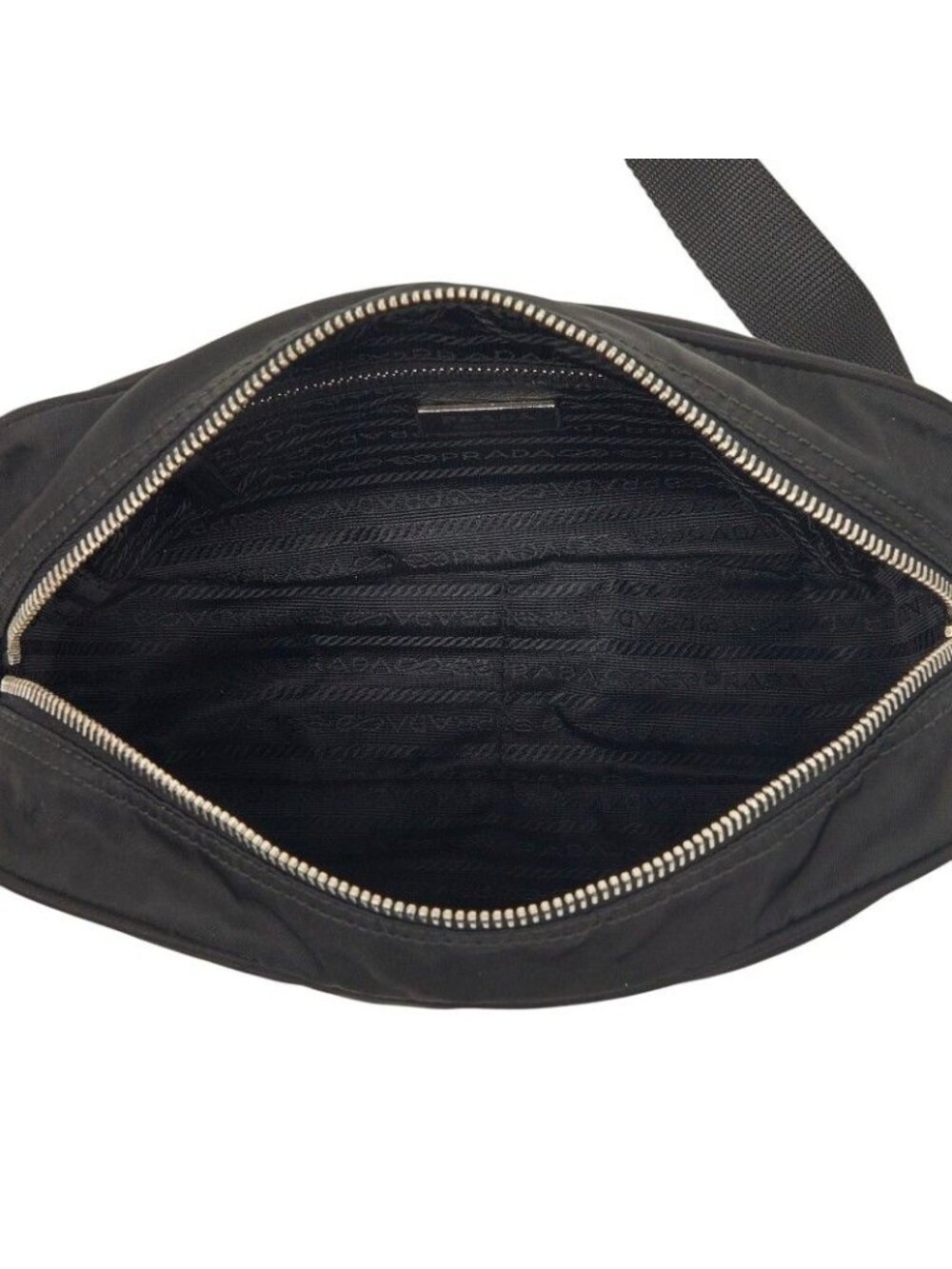 ★SOLD★ Prada Shoulder Bag Black Nylon - Picture 8 of 10